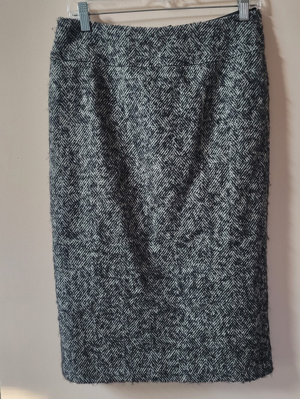 Lafayette 148 Wool Mohair Silk Tweed Pencil Skirt